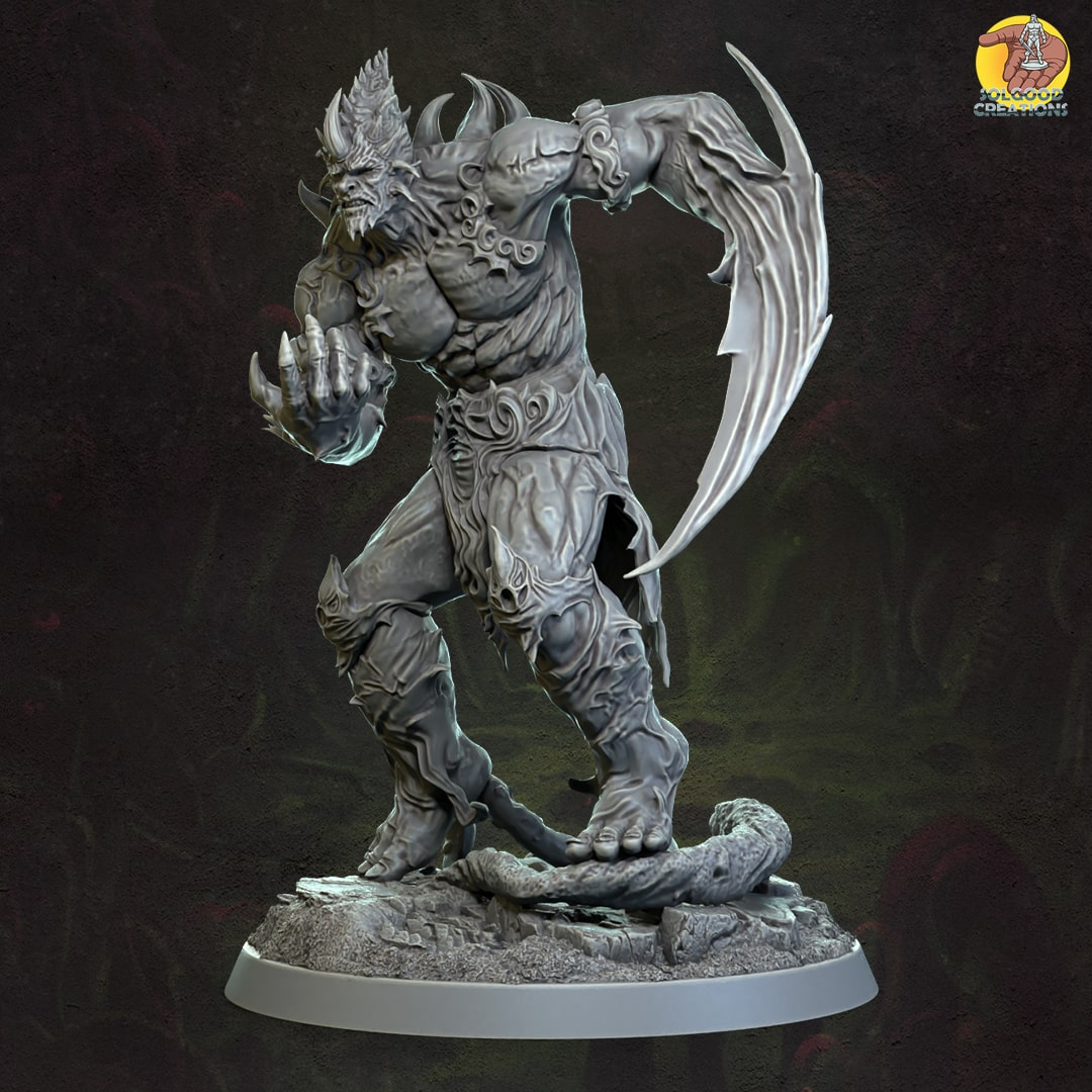 Brine Warrior, Mystical Thrall Fighter - pose 2 | Pre-Supported